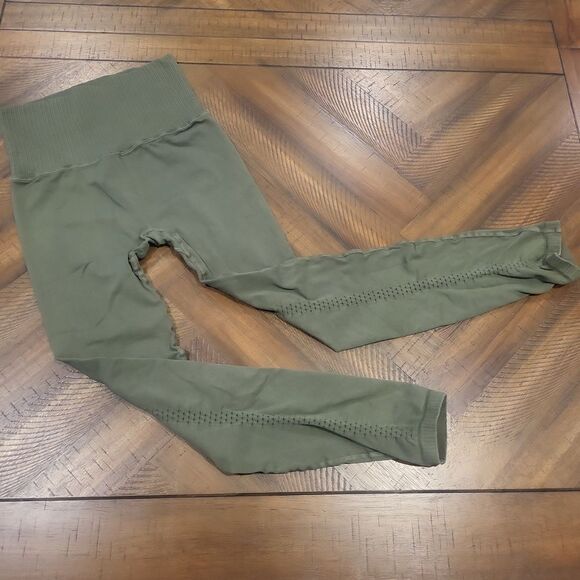 Free People Good Karma Leggings Secret Moss Green XS/S - Picture 6 of 8